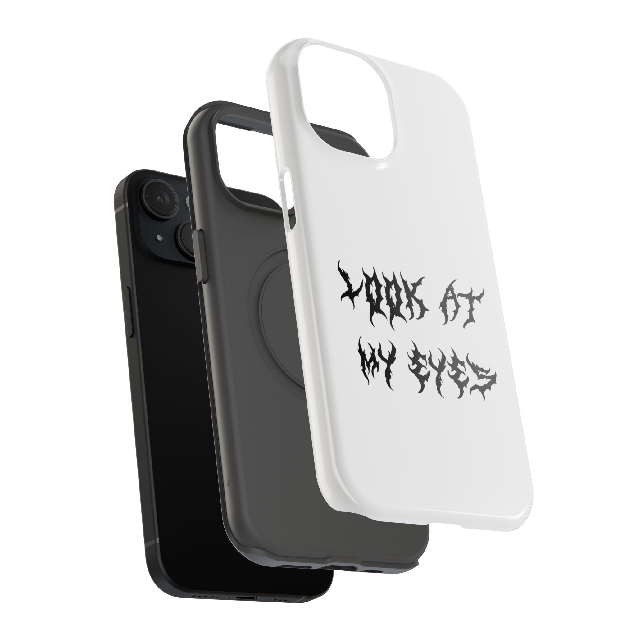 Copy of LOOK AT MY EYES Phone Case - 'Lock-in 🔒' Gym Motivation, Rap Vibes, Winter Arc Incoming